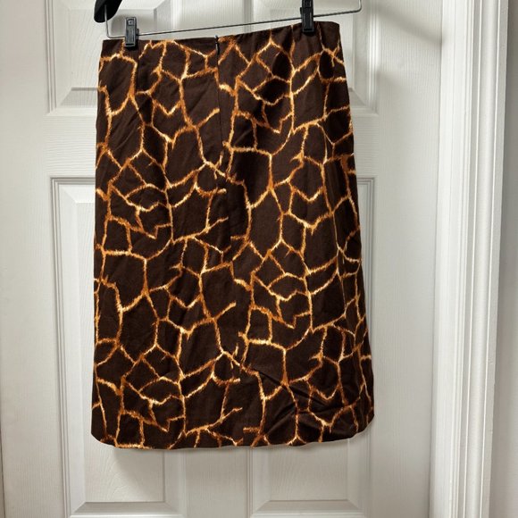 Dolce & Gabbana Animal Giraffe Print Skirt Vintage Size M, Italian 42, US6 - Picture 2 of 13